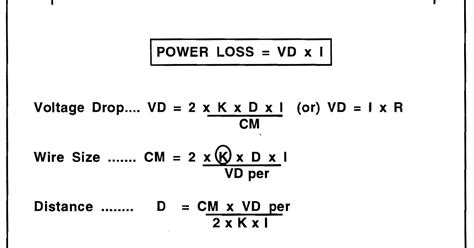 Voltage Drop Formula & Example Calculation .